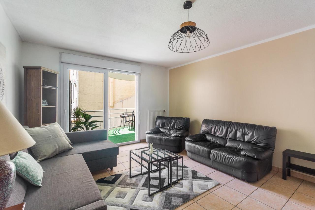Nice Apartment With Parking Balcon Casa Lyon Villeurbanne Exteriör bild