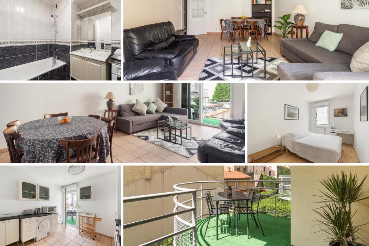 Nice Apartment With Parking Balcon Casa Lyon Villeurbanne Exteriör bild